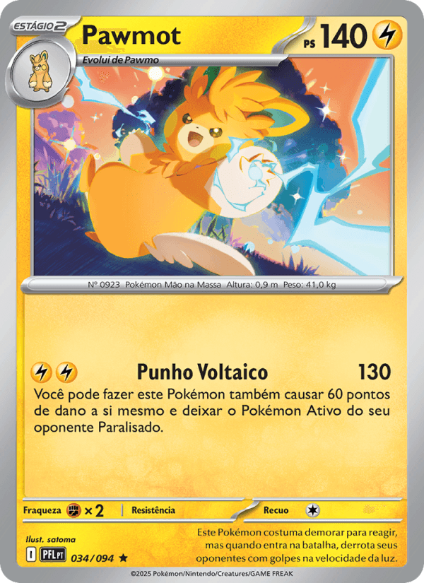 Pawmot, carta 034 da expansão Fogo Fantasmagórico