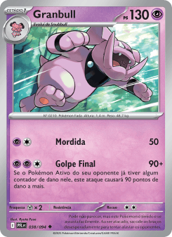 Granbull — carta 038 de Fogo Fantasmagórico