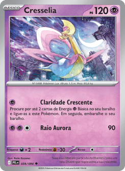 Cresselia — carta 039 de Fogo Fantasmagórico