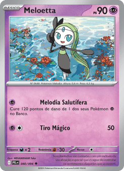 Meloetta — carta 040 de Fogo Fantasmagórico