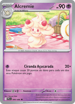 Alcremie — carta 044 de Fogo Fantasmagórico