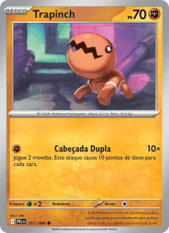 Trapinch — carta 051 de Fogo Fantasmagórico