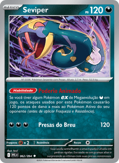 Seviper — carta 062 de Fogo Fantasmagórico