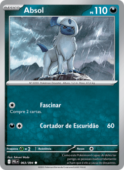 Absol — carta 063 de Fogo Fantasmagórico