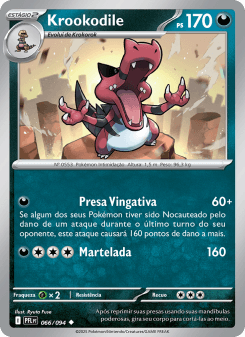 Krookodile — carta 066 de Fogo Fantasmagórico