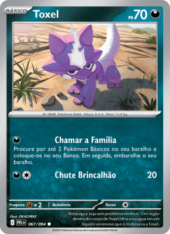 Toxel — carta 067 de Fogo Fantasmagórico