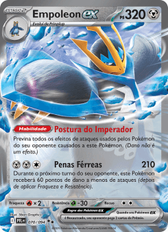 Empoleon ex — carta 070 de Fogo Fantasmagórico
