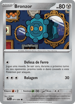 Bronzor — carta 071 de Fogo Fantasmagórico