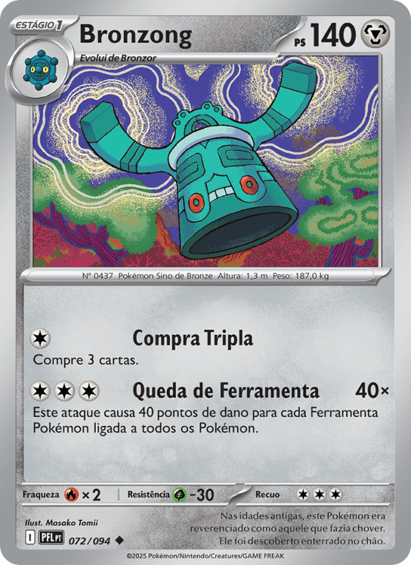 Bronzong, carta 072 da expansão Fogo Fantasmagórico