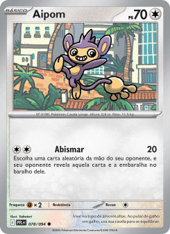 Aipom — carta 078 de Fogo Fantasmagórico