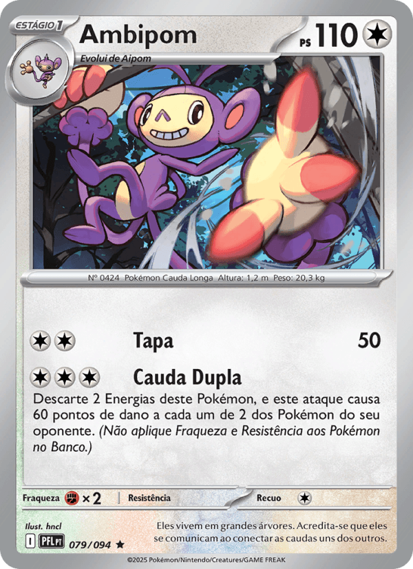 Ambipom, carta 079 da expansão Fogo Fantasmagórico