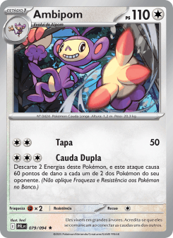Ambipom — carta 079 de Fogo Fantasmagórico