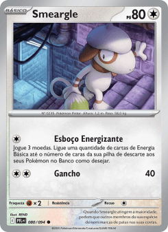 Smeargle — carta 080 de Fogo Fantasmagórico