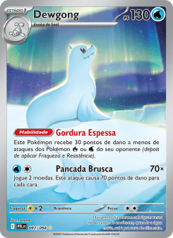 Dewgong — carta 097 de Fogo Fantasmagórico