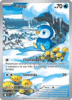 Piplup — carta 098 de Fogo Fantasmagórico