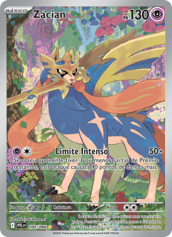 Zacian — carta 100 de Fogo Fantasmagórico