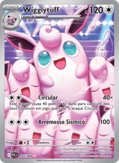 Wigglytuff — carta 105 de Fogo Fantasmagórico