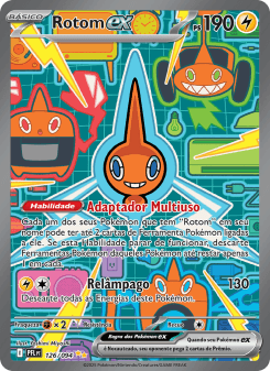 Rotom ex — carta 126 de Fogo Fantasmagórico