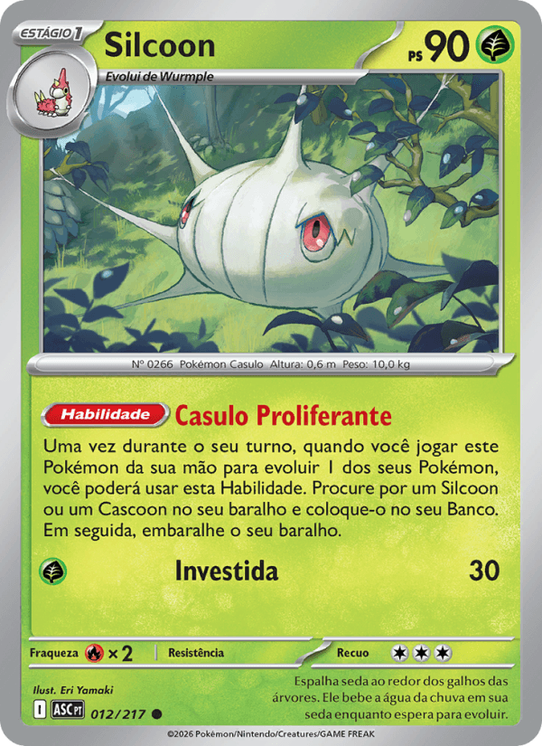 Silcoon, carta 012 da expansão Heróis Excelsos