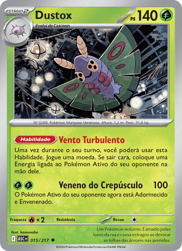 Dustox, carta 015 da expansão Heróis Excelsos