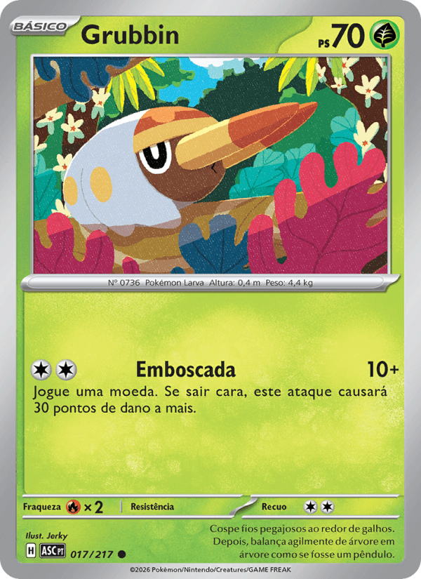 Grubbin, carta 017 da expansão Heróis Excelsos