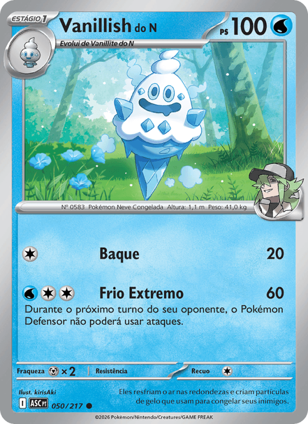 Vanillish do N, carta 050 da expansão Heróis Excelsos
