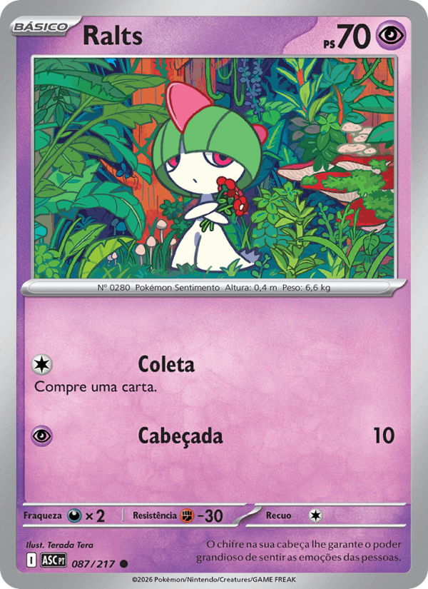 Ralts, carta 087 da expansão Heróis Excelsos