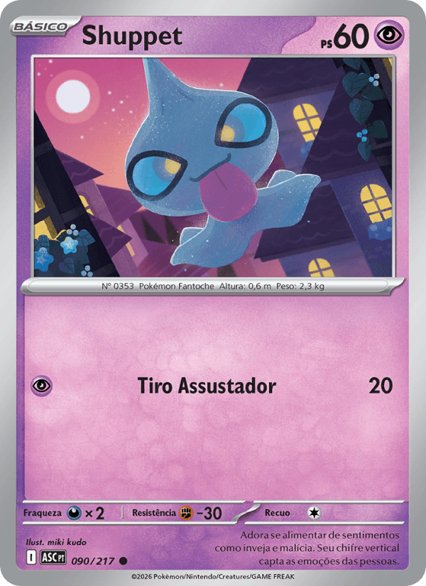 Shuppet, carta 090 da expansão Heróis Excelsos