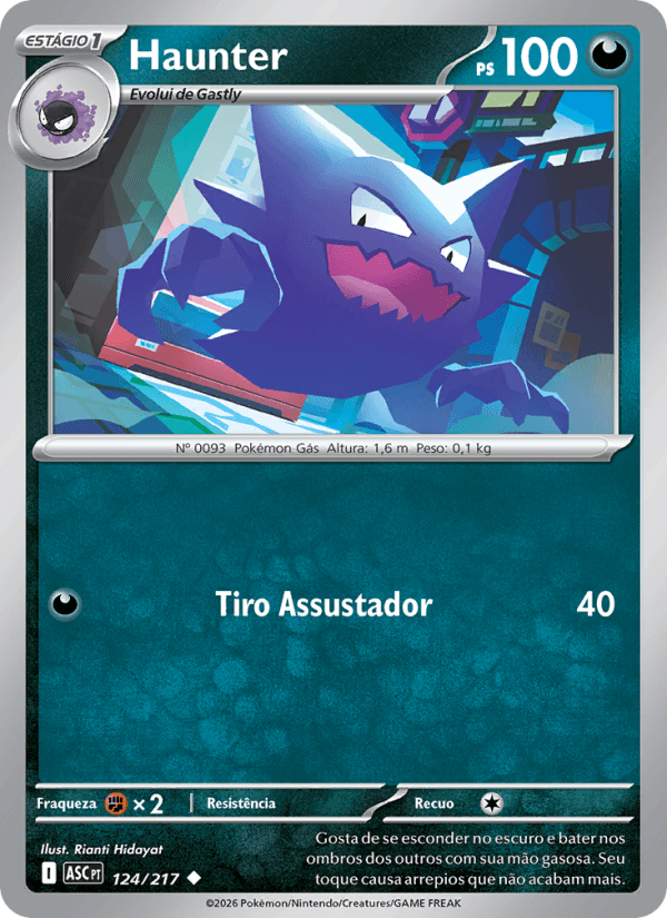 Haunter, carta 124 da expansão Heróis Excelsos