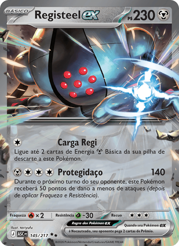 Registeel ex, carta 145 da expansão Heróis Excelsos