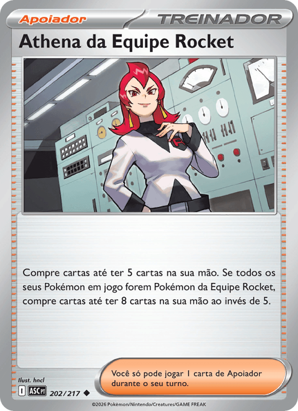 Athena da Equipe Rocket, carta 202 da expansão Heróis Excelsos