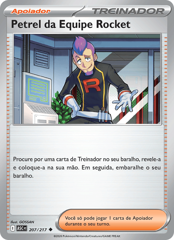Petrel da Equipe Rocket, carta 207 da expansão Heróis Excelsos