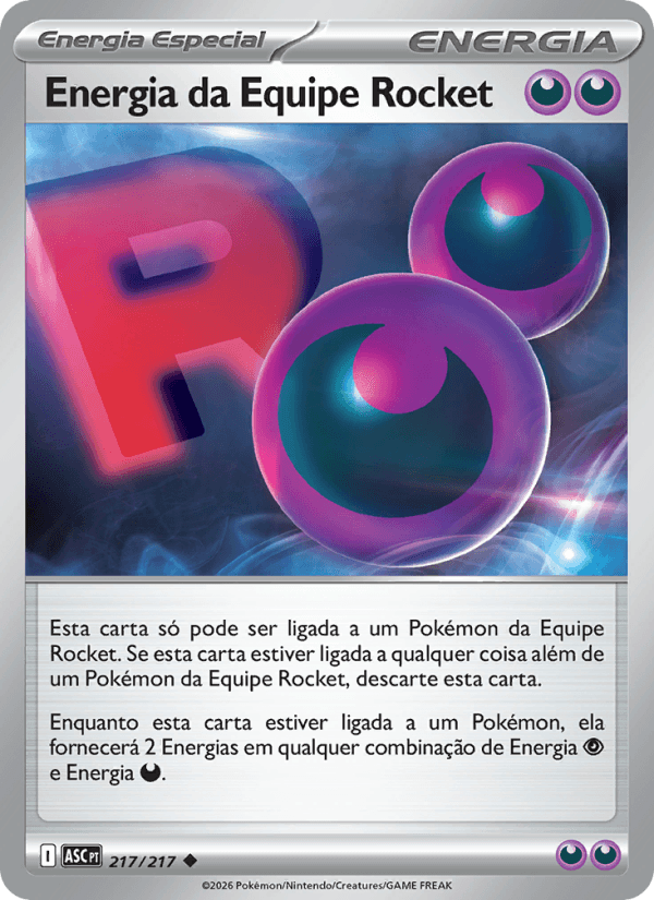 Energia da Equipe Rocket, carta 217 da expansão Heróis Excelsos