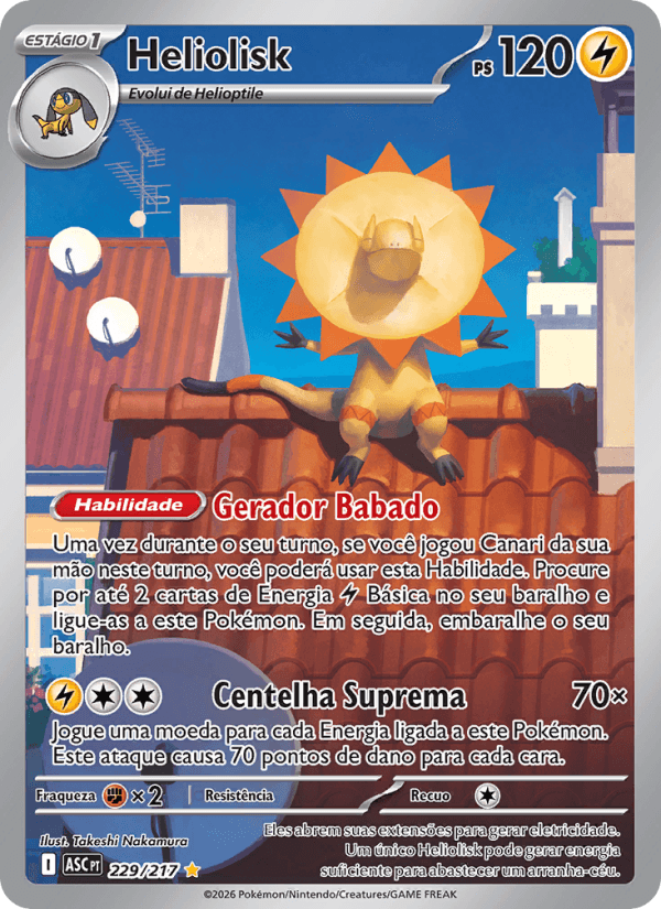 Heliolisk, carta 229 da expansão Heróis Excelsos