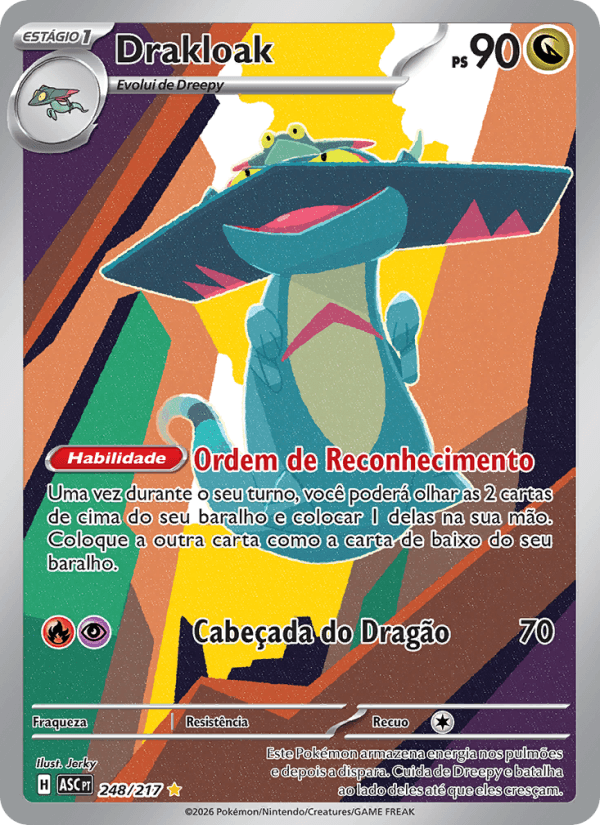 Drakloak, carta 248 da expansão Heróis Excelsos