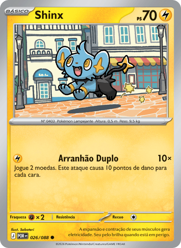 Shinx, carta 026 da expansão Equilíbrio Perfeito