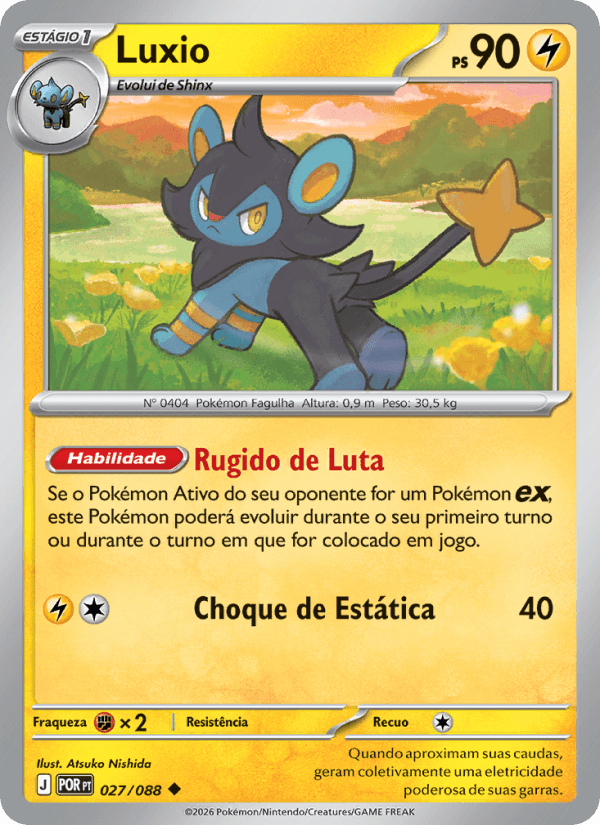 Luxio, carta 027 da expansão Equilíbrio Perfeito