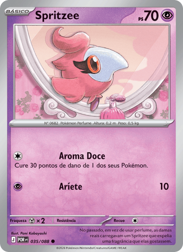 Spritzee, carta 035 da expansão Equilíbrio Perfeito