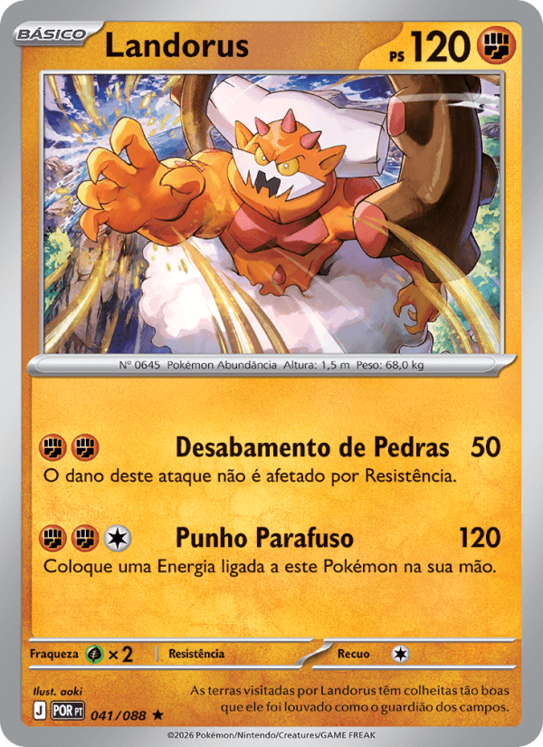 Landorus, carta 041 da expansão Equilíbrio Perfeito