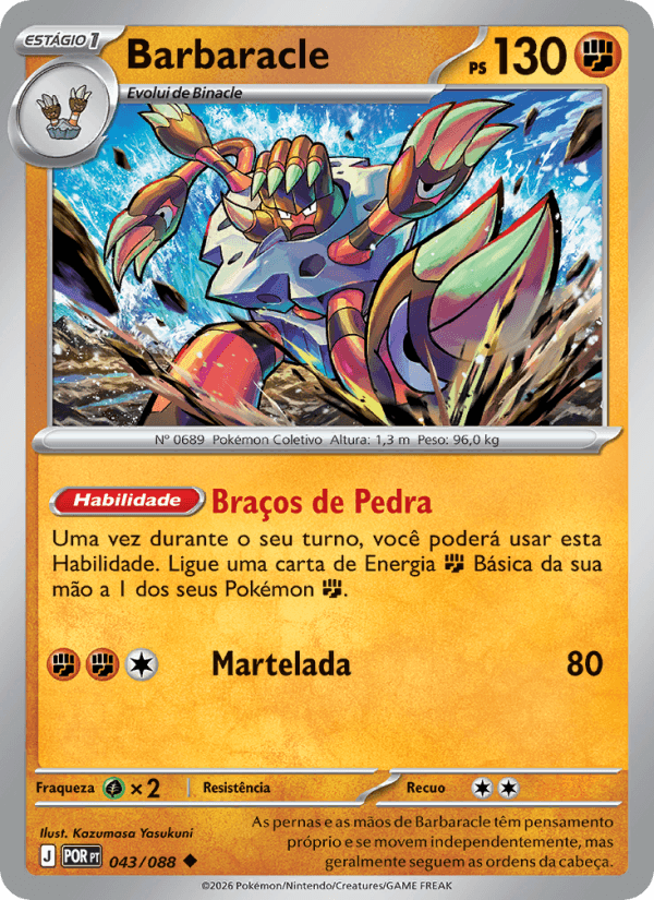 Barbaracle, carta 043 da expansão Equilíbrio Perfeito