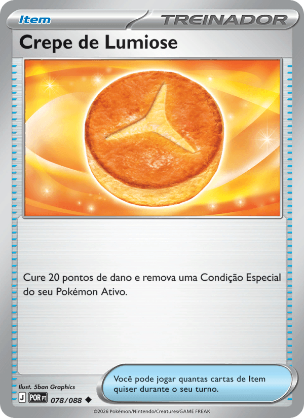 Crepe de Lumiose, carta 078 da expansão Equilíbrio Perfeito