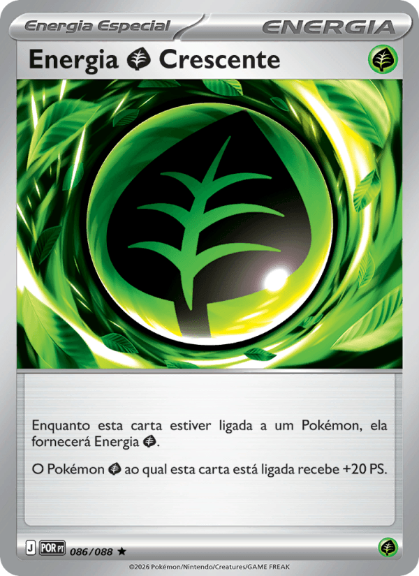 Energia Grass Crescente, carta 086 da expansão Equilíbrio Perfeito