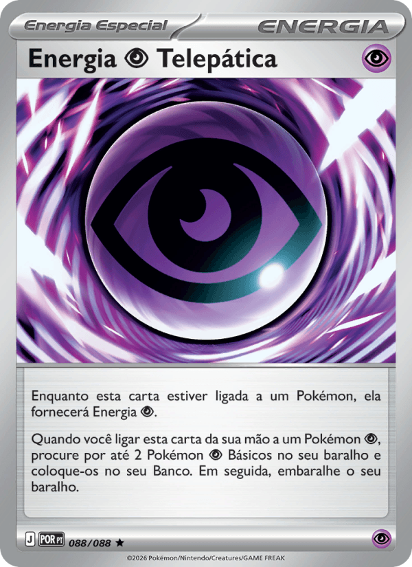 Energia Psychic Telepática, carta 088 da expansão Equilíbrio Perfeito