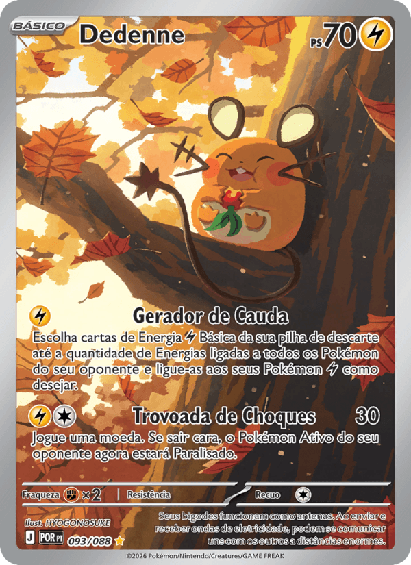 Dedenne, carta 093 da expansão Equilíbrio Perfeito