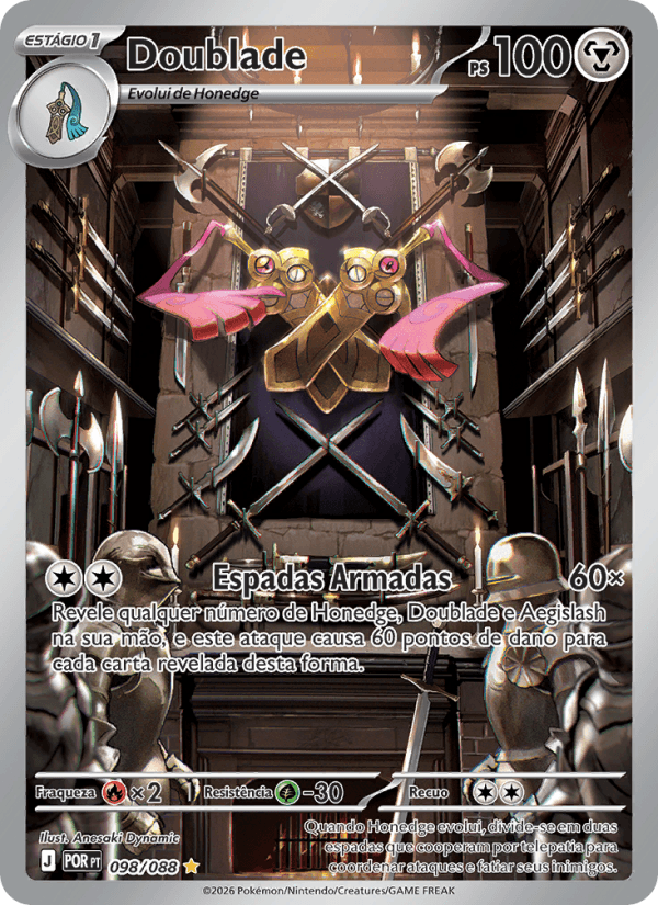 Doublade, carta 098 da expansão Equilíbrio Perfeito