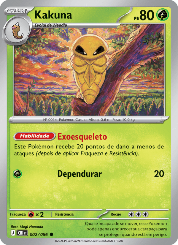 Kakuna, carta 002 da expansão Caos Ascendente