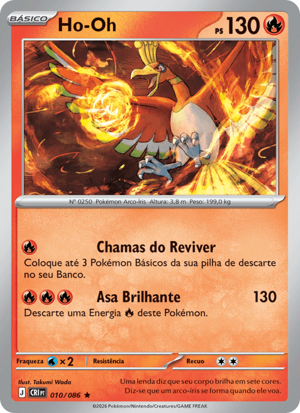Ho-Oh, carta 010 da expansão Caos Ascendente
