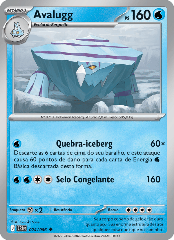 Avalugg, carta 024 da expansão Caos Ascendente