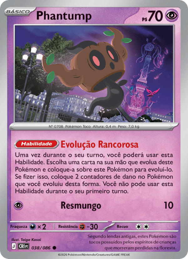 Phantump, carta 038 da expansão Caos Ascendente