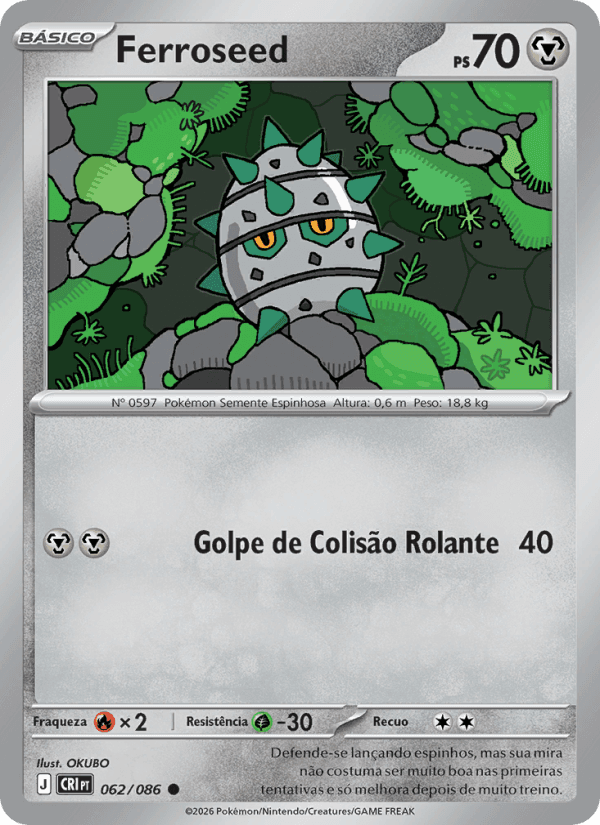 Ferroseed, carta 062 da expansão Caos Ascendente